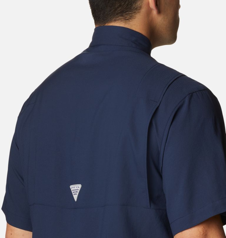 Men's Collegiate PFG Tamiami Short Sleeve Shirt - North Carolina, Color: NC - Collegiate Navy, image 5