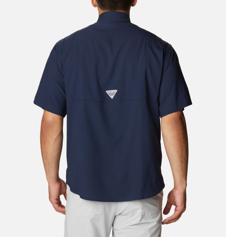 Men's Collegiate PFG Tamiami Short Sleeve Shirt - North Carolina, Color: NC - Collegiate Navy, image 2