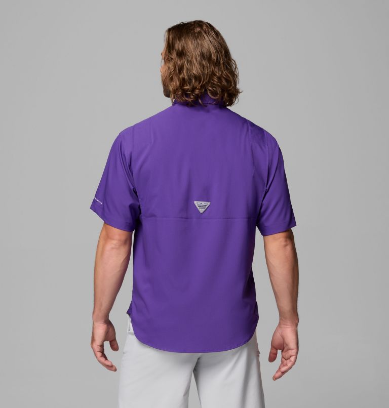 Collegiate Tamiami Short Sleeve Shirt | 517 | XXL, Color: LSU - Vivid Purple, image 3