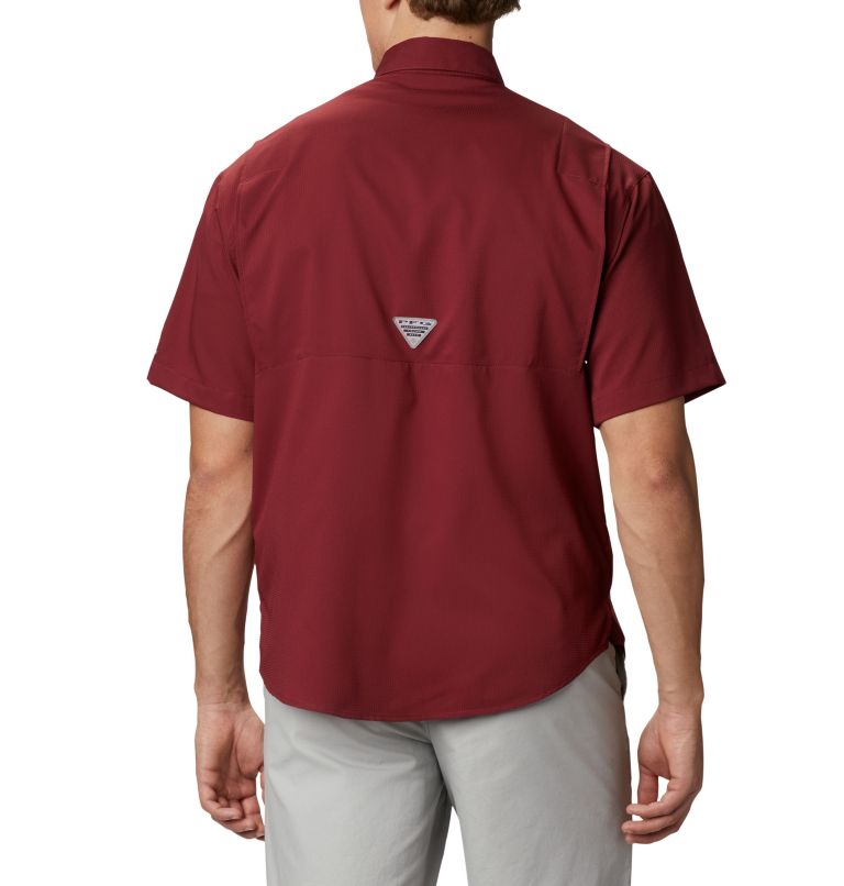 Men's Collegiate PFG Tamiami Short Sleeve Shirt - Florida State, Color: FSU - Cabernet, image 2