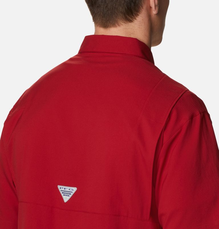 Men's Collegiate PFG Tamiami Short Sleeve Shirt - Alabama, Color: ALA - Red Velvet, image 5