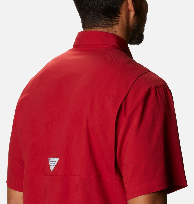 Men's Collegiate PFG Tamiami Short Sleeve Shirt - Oklahoma, Color: OK - Red Velvet, image 5
