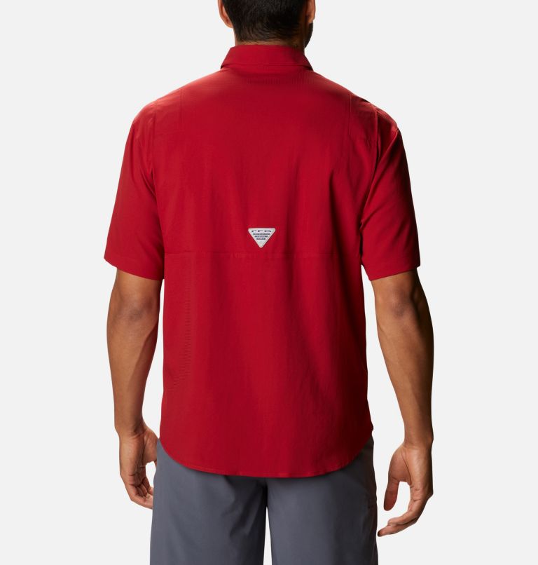 Men's Collegiate PFG Tamiami Short Sleeve Shirt - Oklahoma, Color: OK - Red Velvet, image 2