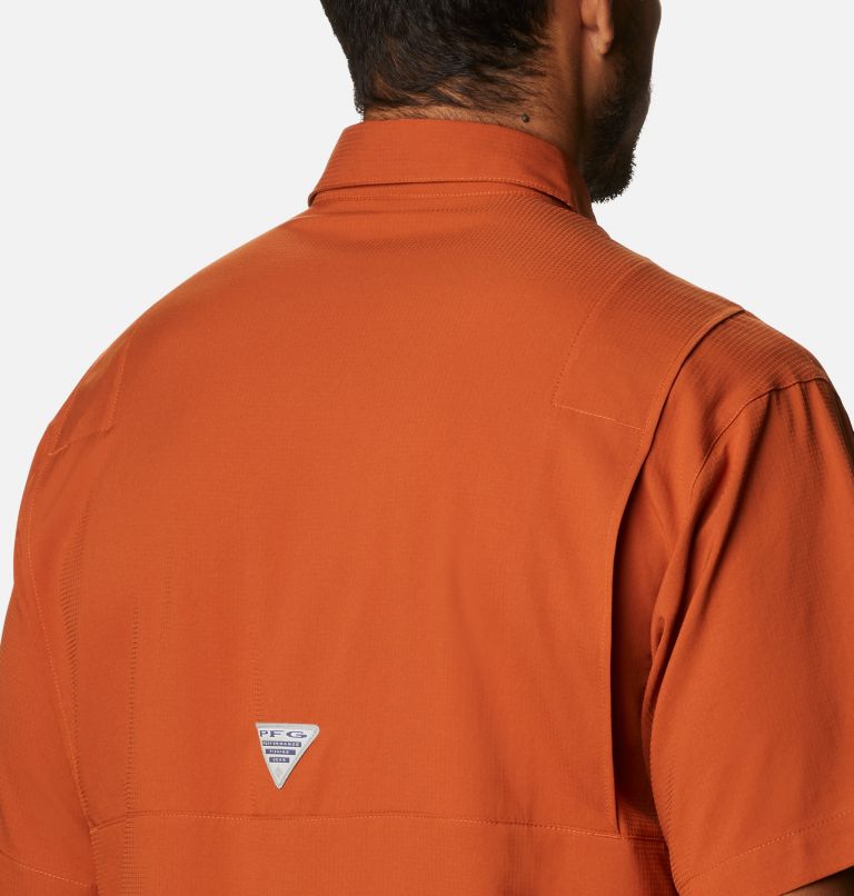 Men's Collegiate PFG Tamiami Short Sleeve Shirt - Texas, Color: TEX - Cedar, image 5
