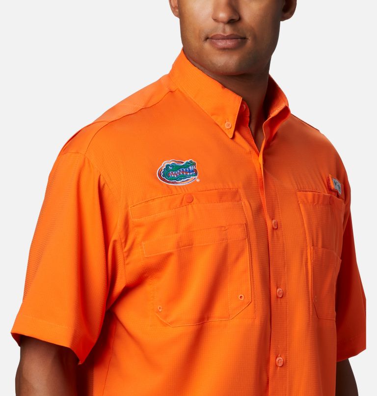 Men's Columbia Orange Florida Gators PFG Tamiami Shirt