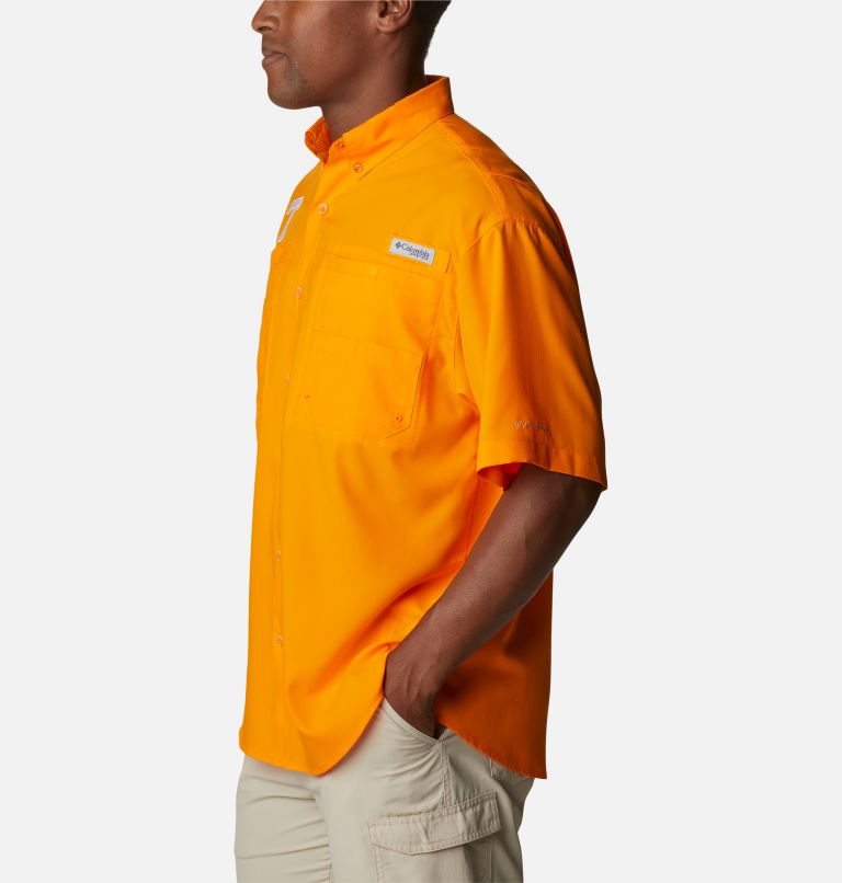 Columbia Men's Collegiate Tamiami Short Sleeve Shirt - Tennessee - M - White