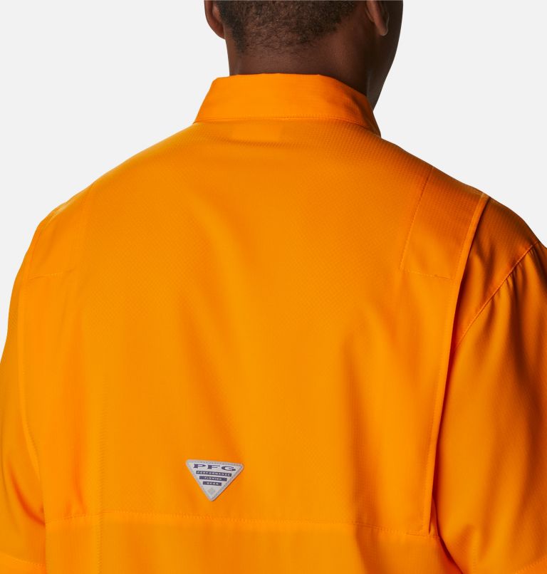 Lids Tennessee Volunteers Columbia PFG Terminal Tackle Omni-Shade UPF 50  Long Sleeve Hooded Top - Orange