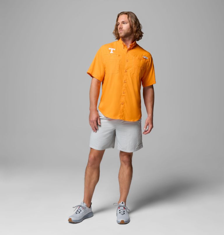 Men's Collegiate PFG Tamiami Short Sleeve Shirt - Tennessee, Color: UT - Solarize, image 2