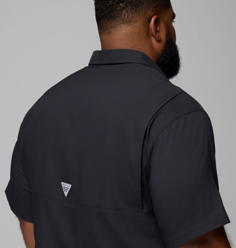 Men's Collegiate PFG Tamiami Short Sleeve Shirt - Big - Alabama, Color: ALA - Black, image 6