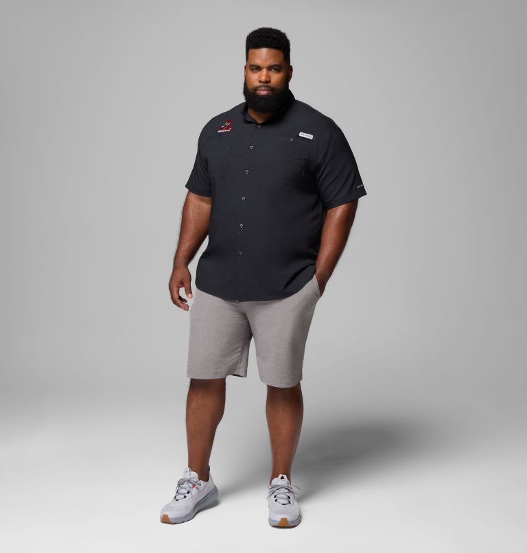Men's Collegiate PFG Tamiami Short Sleeve Shirt - Big - Alabama, Color: ALA - Black, image 2