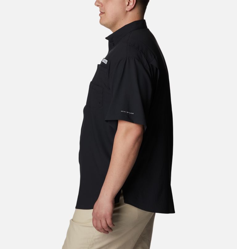 Men's Collegiate PFG Tamiami Short Sleeve Shirt - Big - Tennessee, Color: UT - Black, image 3
