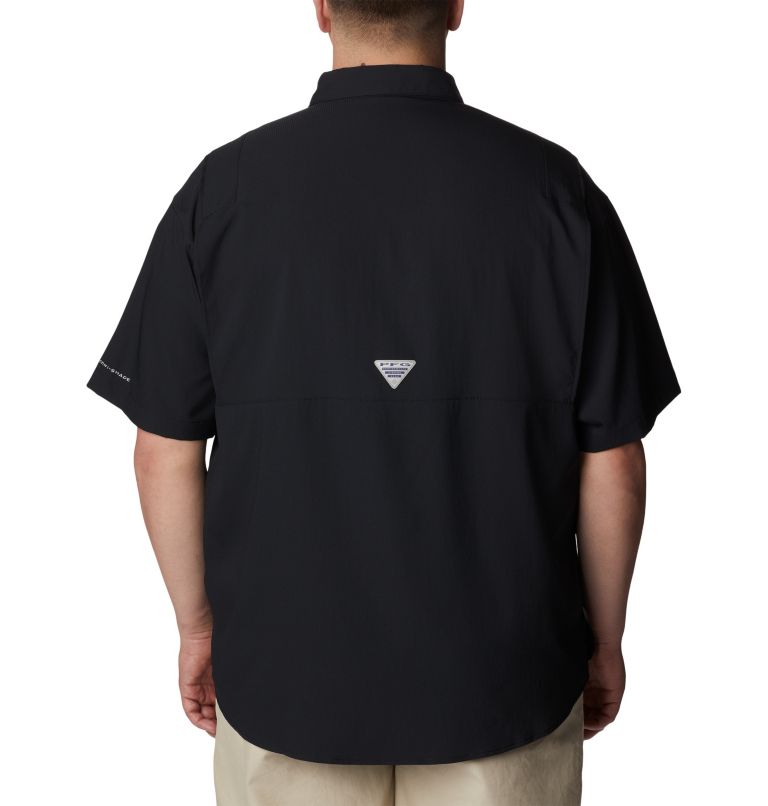 Men's Collegiate PFG Tamiami Short Sleeve Shirt - Big - Tennessee, Color: UT - Black, image 2