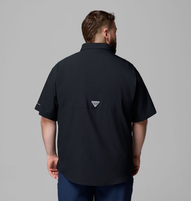 Men's Collegiate PFG Tamiami Short Sleeve Shirt - Big, Color: TEX - Black Vault, image 3