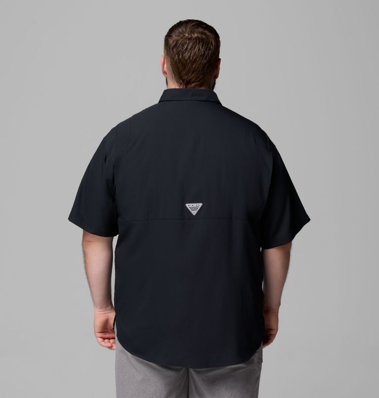 Men's Collegiate PFG Tamiami Short Sleeve Shirt - Big, Color: TAM - Black Vault, image 3