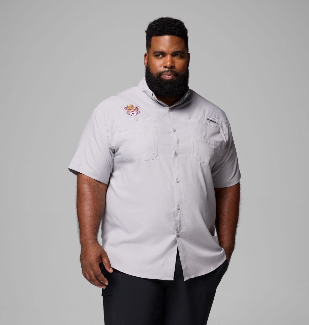 Men's Collegiate PFG Tamiami™ Short Sleeve Shirt - Big | 026 | 6X 1