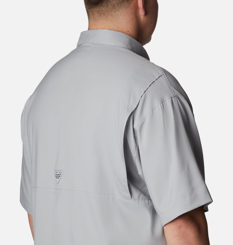 Men's Collegiate PFG Tamiami Short Sleeve Shirt - Big - Texas, Color: TEX - Columbia Grey, image 5