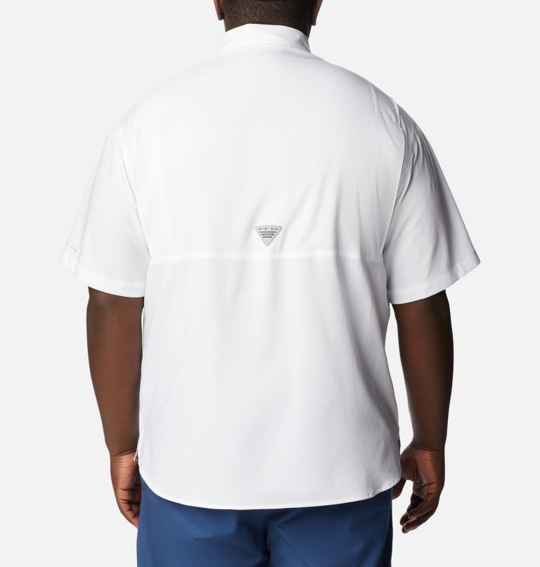 Men's PFG Tamiami Short Sleeve Shirt - Big - Dallas Cowboys, Color: DC - White, image 2