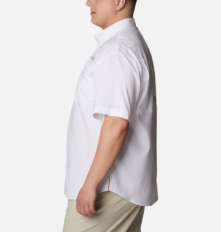 Men's Collegiate PFG Tamiami Short Sleeve Shirt - Big - Clemson, Color: CLE - White, image 3