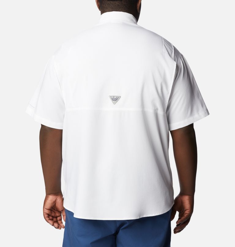 Men's Collegiate PFG Tamiami Short Sleeve Shirt - Big - Texas A&M, Color: TAM - White, image 2