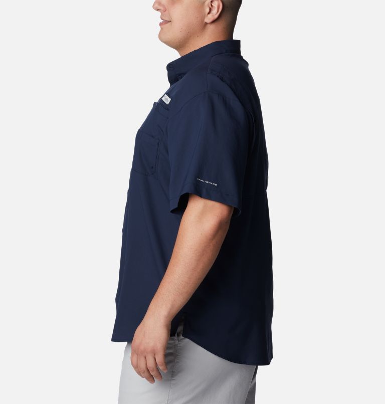 Men's PFG Tamiami Short Sleeve Shirt - Big - Dallas Cowboys, Color: DC - Collegiate Navy, image 3