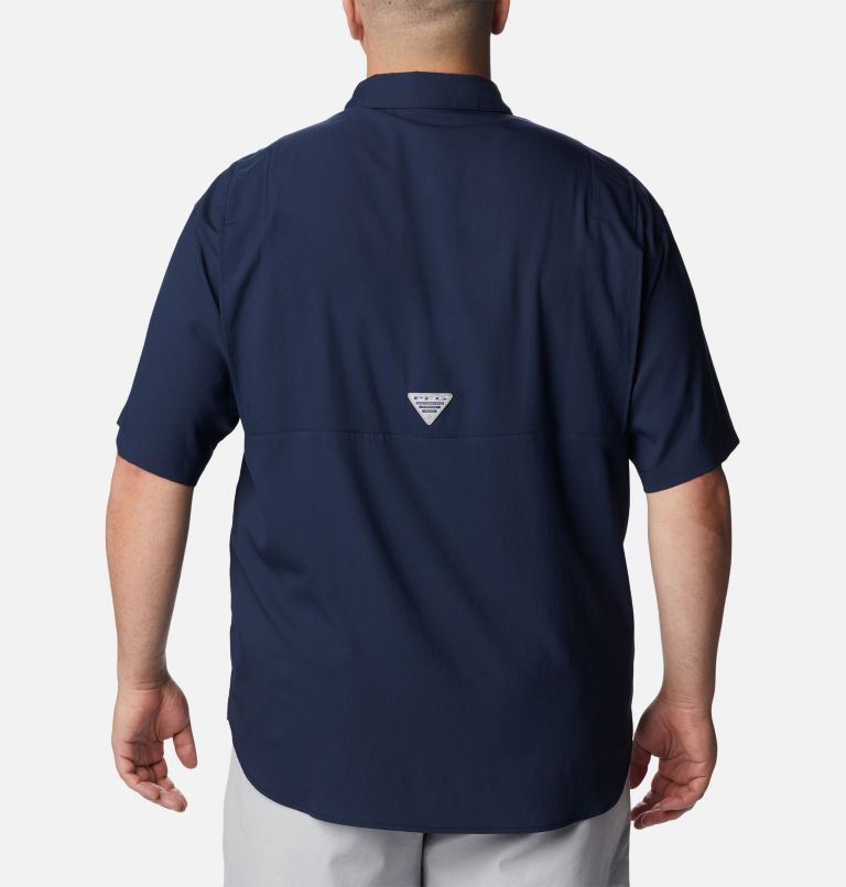 Men's PFG Tamiami Short Sleeve Shirt - Big - Dallas Cowboys, Color: DC - Collegiate Navy, image 2