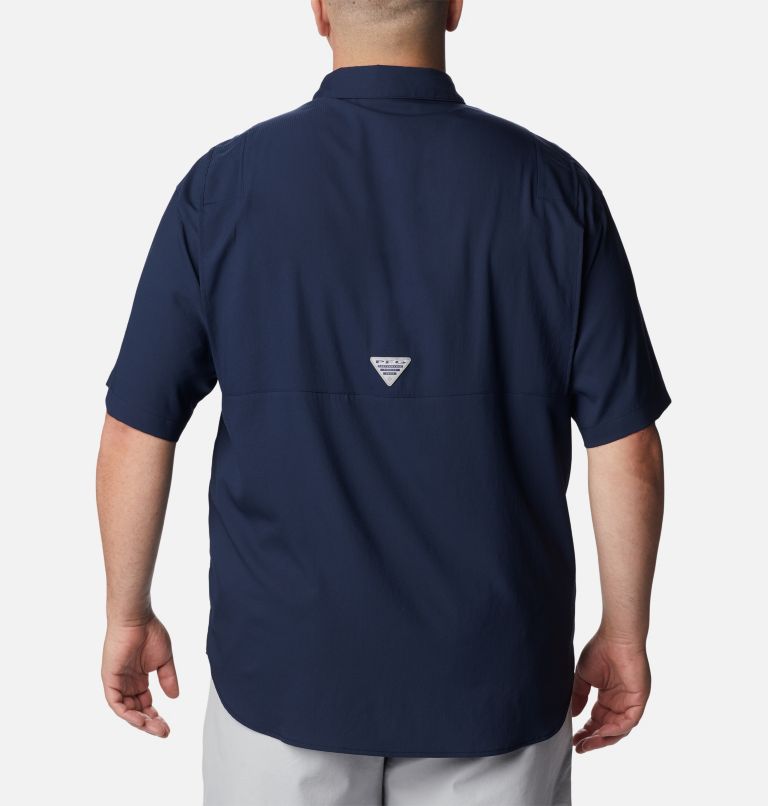 Thumbnail: Men's PFG Tamiami Short Sleeve Shirt - Big - Dallas Cowboys, Color: DC - Collegiate Navy, image 2