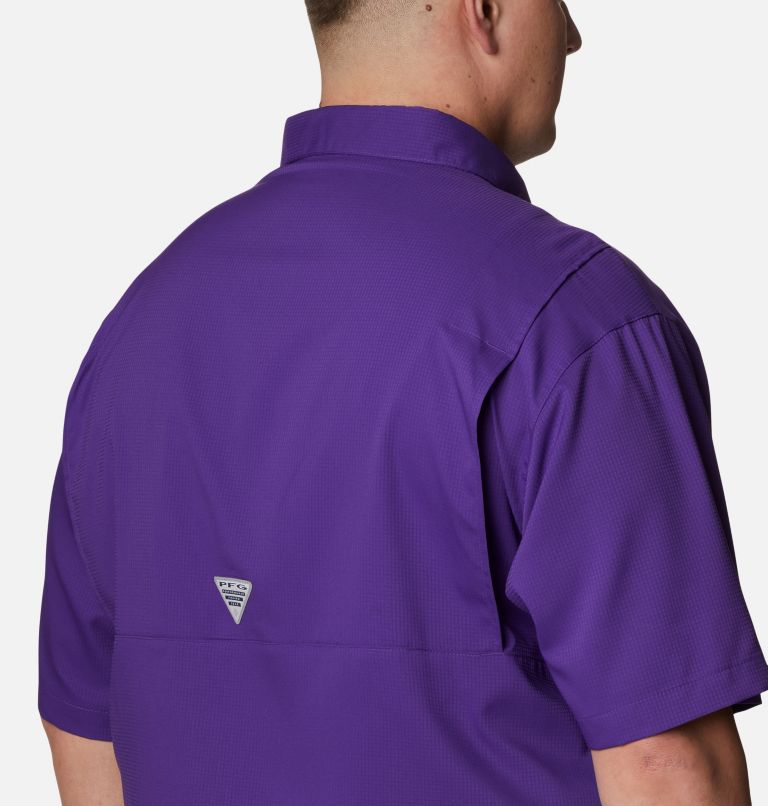 CLG Tamiami Short Sleeve Shirt | 517 | 2X, Color: LSU - Vivid Purple, image 5