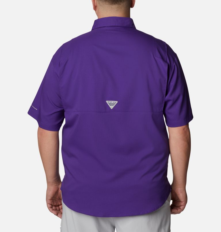 CLG Tamiami Short Sleeve Shirt | 517 | 2X, Color: LSU - Vivid Purple, image 2