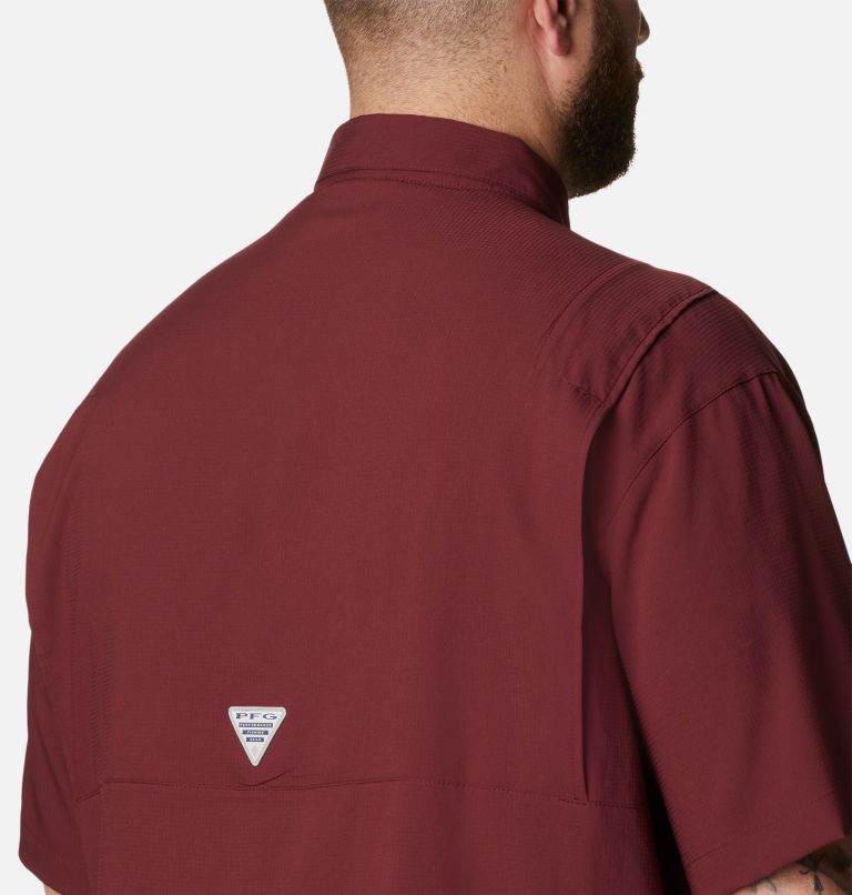 Men's Collegiate PFG Tamiami Short Sleeve Shirt - Big - Texas A&M, Color: TAM - Maroon, image 5