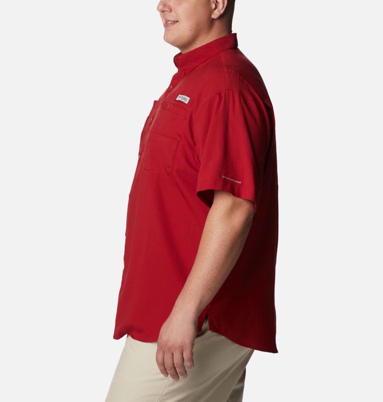 Thumbnail: Men's Collegiate PFG Tamiami Short Sleeve Shirt - Big - Alabama, Color: ALA - Red Velvet, image 3
