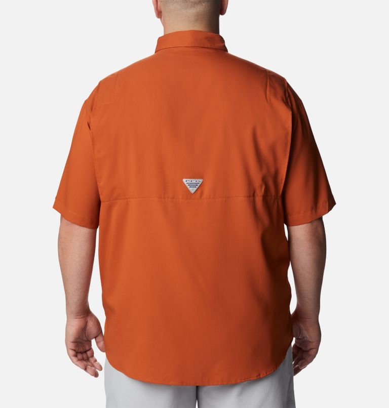 Men's Collegiate PFG Tamiami Short Sleeve Shirt - Big - Texas, Color: TEX - Cedar, image 2