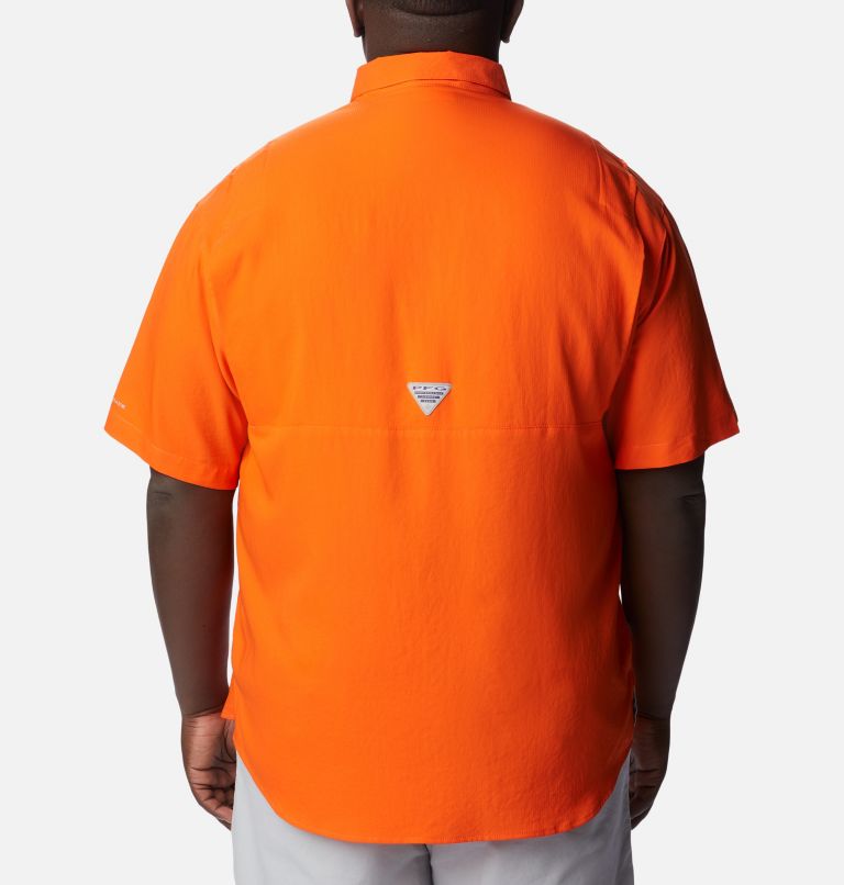 Men's Collegiate PFG Tamiami Short Sleeve Shirt - Big - Florida, Color: FLA - Spark Orange, image 2
