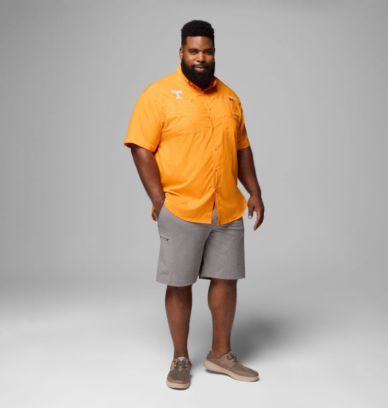 Men's Collegiate PFG Tamiami Short Sleeve Shirt - Big - Tennessee, Color: UT - Solarize, image 2