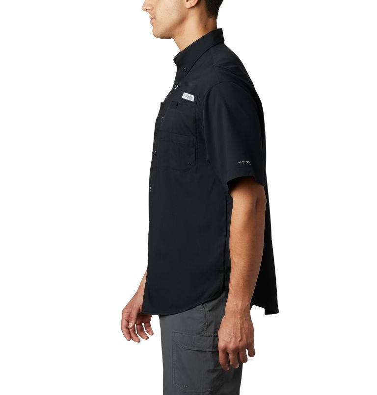 Men's Collegiate PFG Tamiami Short Sleeve Shirt - Tall - Tennessee, Color: UT - Black, image 3