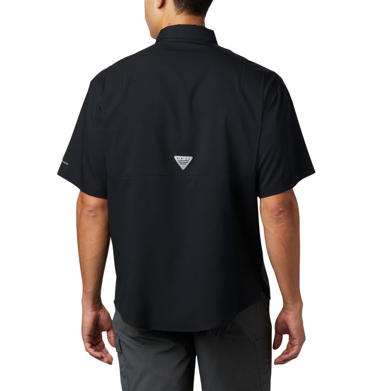 Men's Collegiate PFG Tamiami Short Sleeve Shirt - Tall - Tennessee, Color: UT - Black, image 2