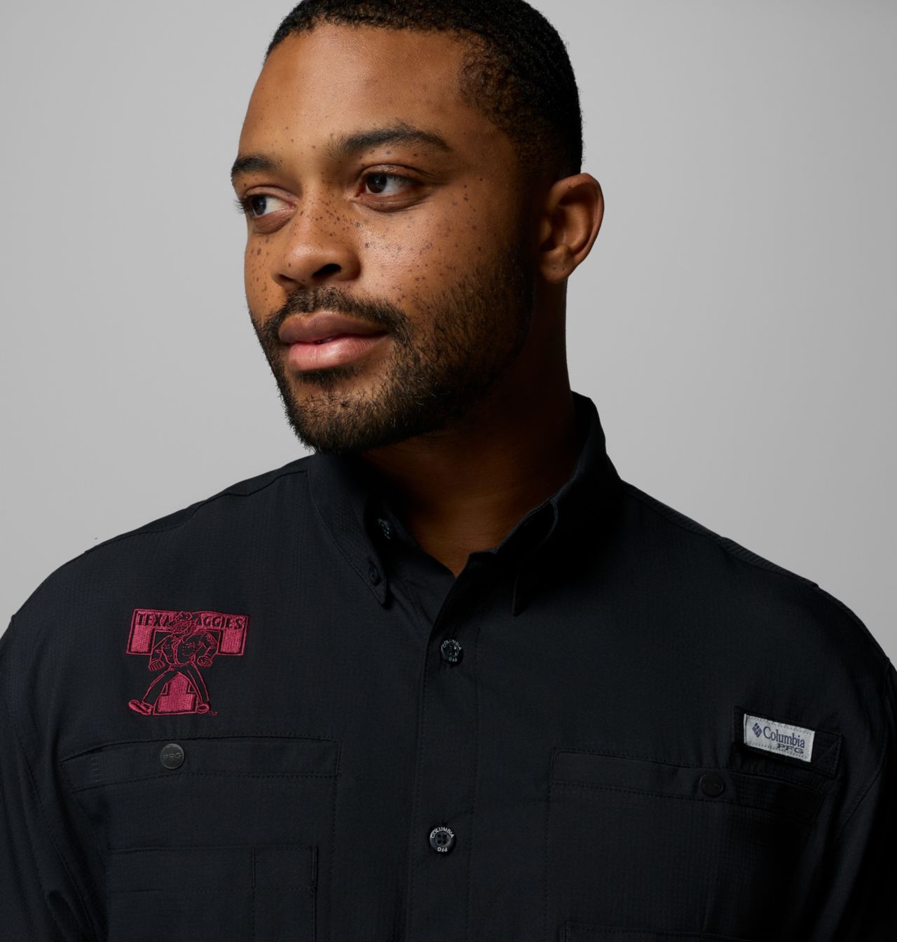 Men's Collegiate PFG Tamiami™ Short Sleeve Shirt - Tall - Texas A&M 5