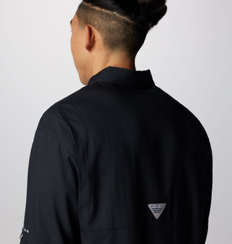 Men’s PFG Tamiami II Long Sleeve Shirt, Color: Black, image 7