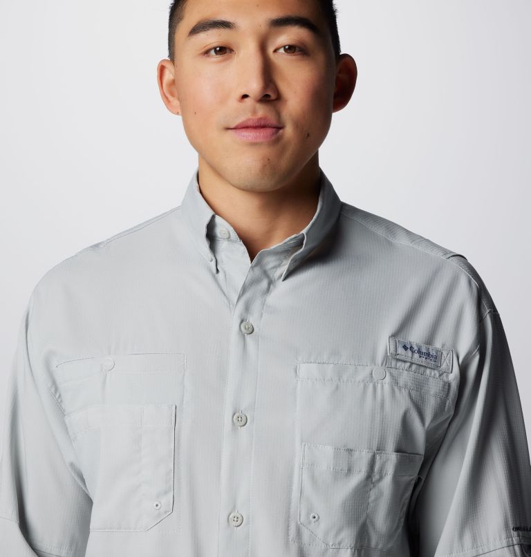 Men’s PFG Tamiami II Long Sleeve Shirt, Color: Cool Grey, image 5