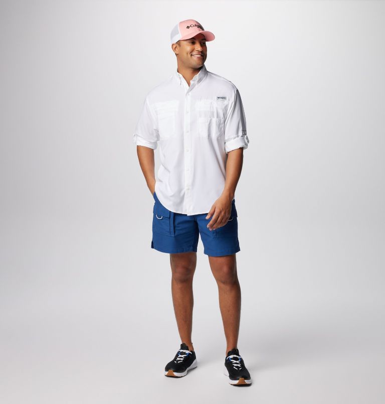 Men’s PFG Tamiami II Long Sleeve Shirt, Color: White, image 3