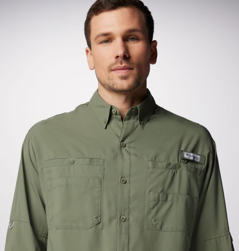 Thumbnail: Men’s PFG Tamiami II Long Sleeve Shirt, Color: Cypress, image 5
