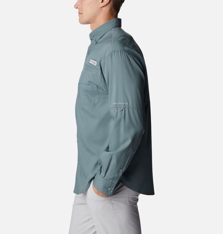 Thumbnail: Men’s PFG Tamiami II Long Sleeve Shirt - Tall, Color: Metal, image 3