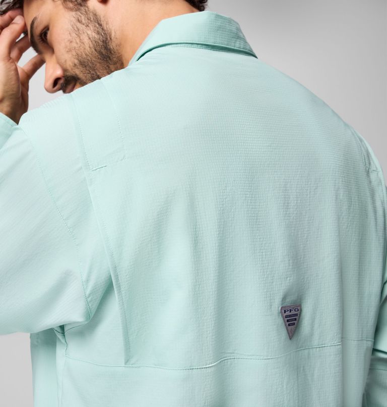 Men’s PFG Tamiami II Long Sleeve Shirt, Color: Misty Jade, image 7