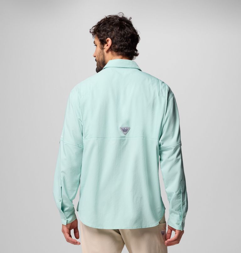 Men’s PFG Tamiami II Long Sleeve Shirt, Color: Misty Jade, image 3