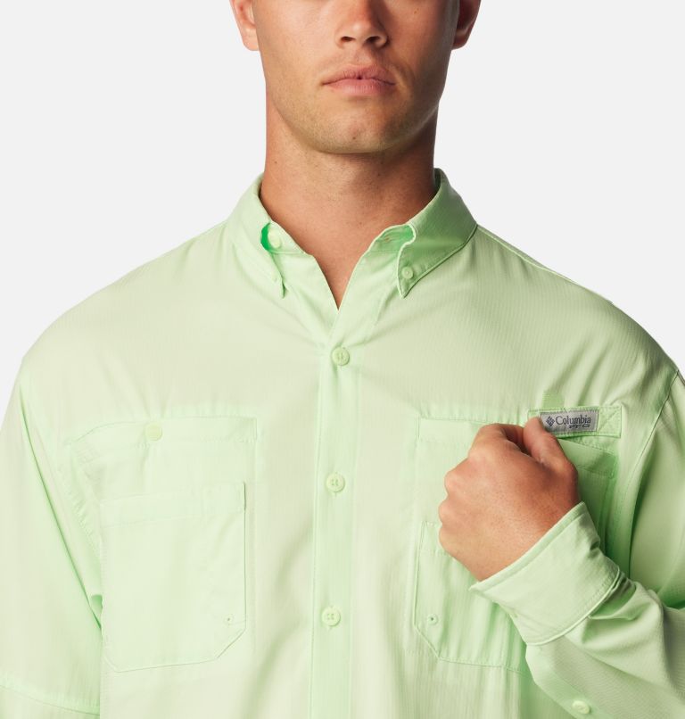 Men’s PFG Tamiami II Long Sleeve Shirt, Color: Key West, image 4