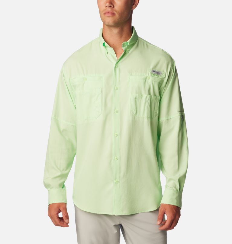 Columbia PFG Bonehead Long Sleeve Shirt Clean Green