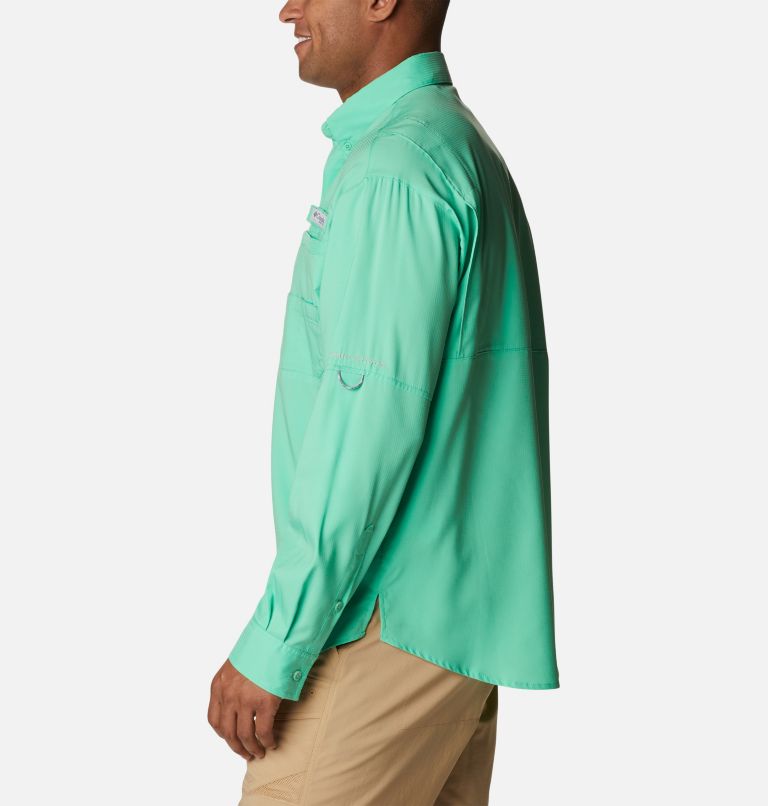Thumbnail: Men’s PFG Tamiami II Long Sleeve Shirt, Color: Light Jade, image 3