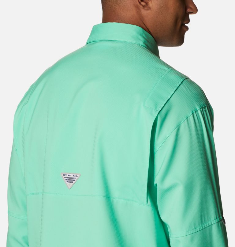 Thumbnail: Men’s PFG Tamiami II Long Sleeve Shirt, Color: Light Jade, image 5