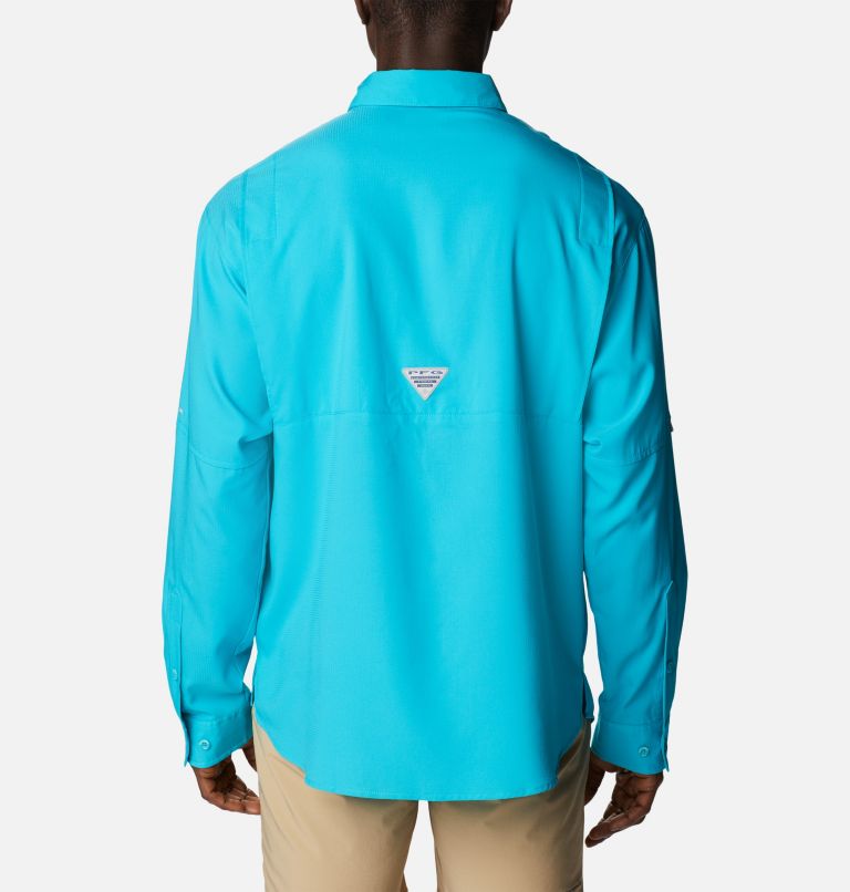 Men’s PFG Tamiami II Long Sleeve Shirt, Color: Ocean Teal, image 2