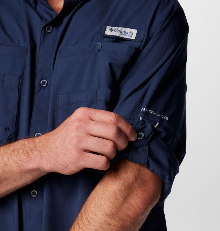 Men’s PFG Tamiami II Long Sleeve Shirt, Color: Collegiate Navy, image 5
