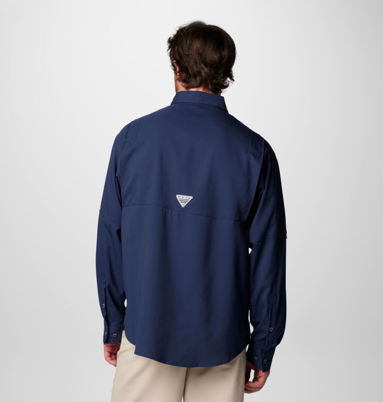 Men’s PFG Tamiami II Long Sleeve Shirt, Color: Collegiate Navy, image 2